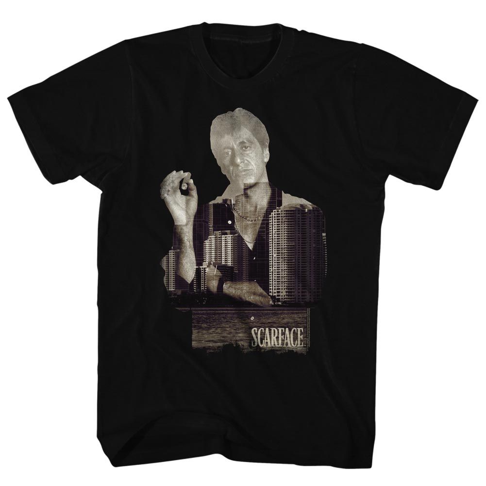 Scarface - Double Expose - Short Sleeve - Adult - T-Shirt - clothing by TeeHivey.com