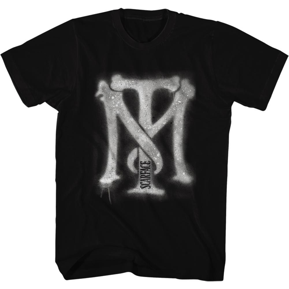 Scarface - Spray Paint - Short Sleeve - Adult - T-Shirt - clothing by TeeHivey.com
