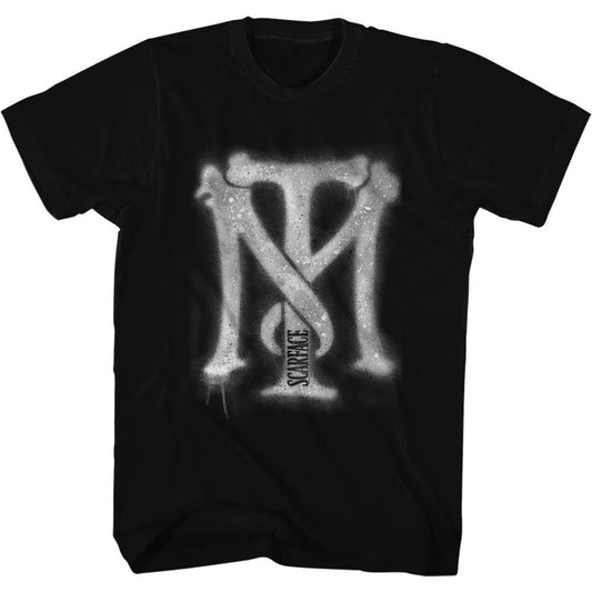 Scarface - Spray Paint - Short Sleeve - Adult - T-Shirt - clothing by TeeHivey.com