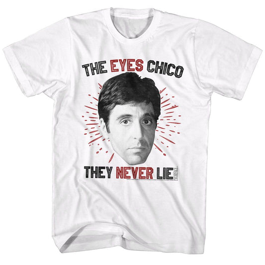 Scarface - Eyes Chico - Short Sleeve - Adult - T-Shirt - clothing by TeeHivey.com