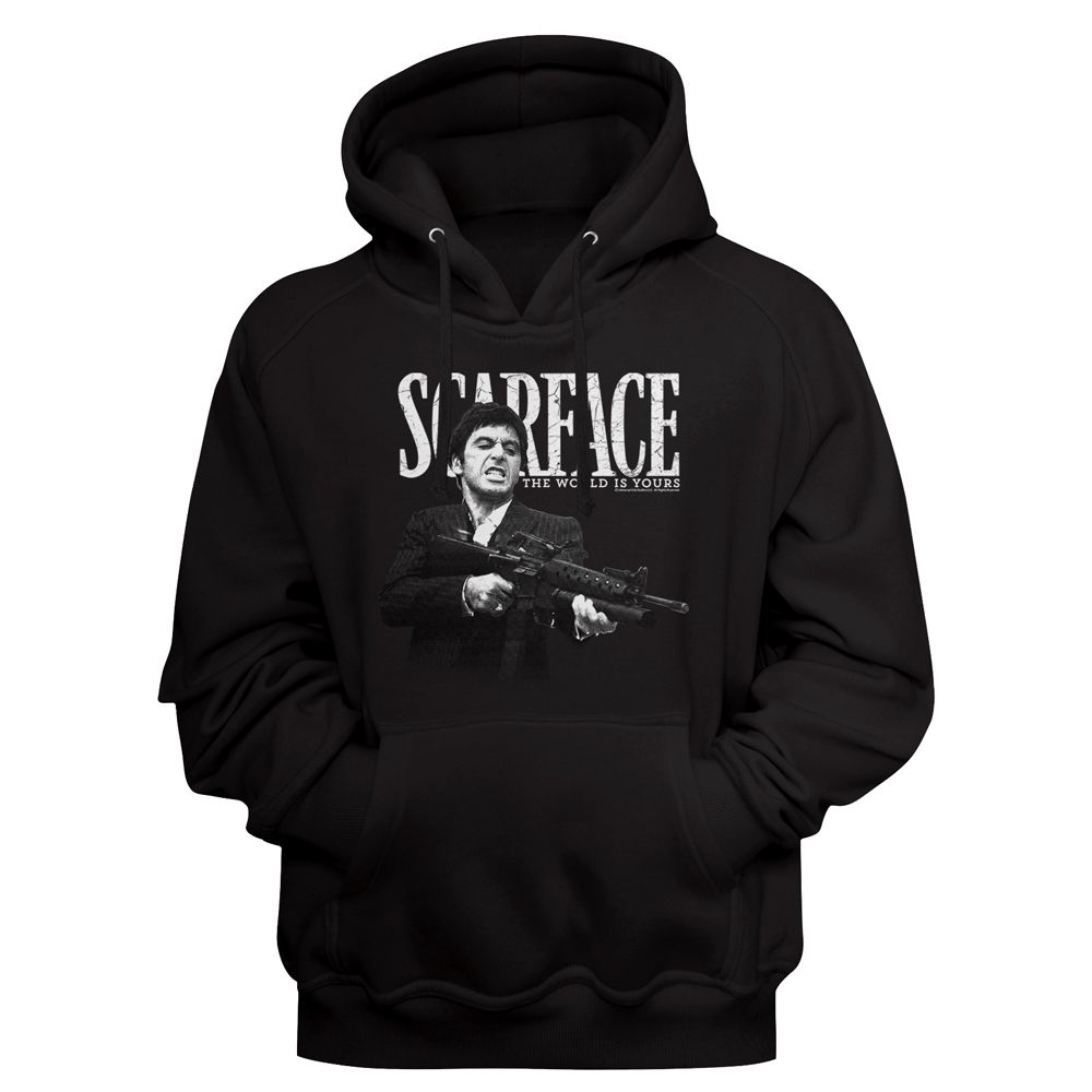 Scarface - The World Is Yours - Long Sleeve - Adult - Hoodie - clothing by TeeHivey.com