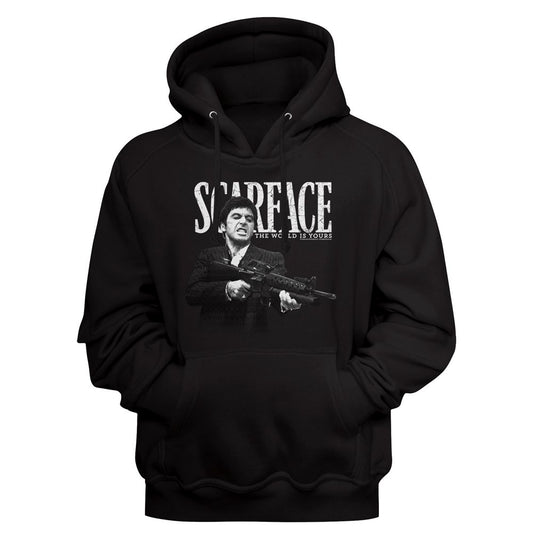 Scarface - The World Is Yours - Long Sleeve - Adult - Hoodie - clothing by TeeHivey.com