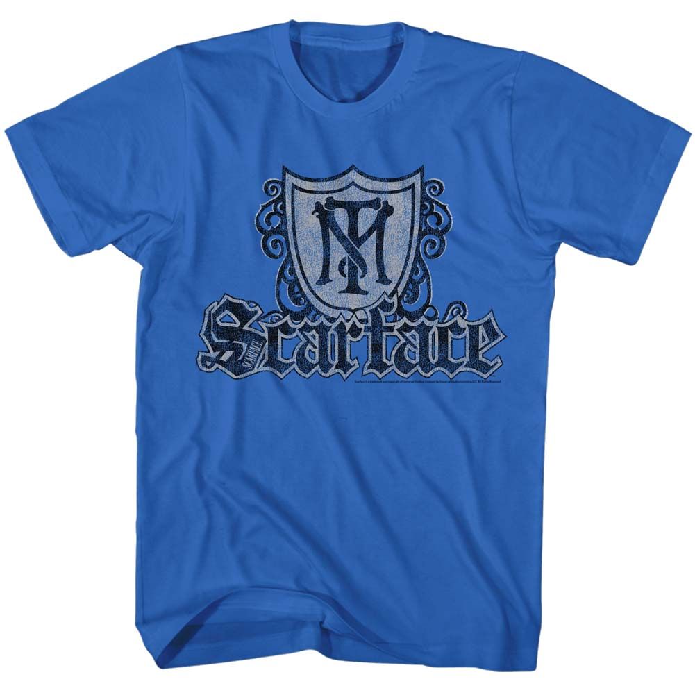 Scarface - Shield & Guns - Short Sleeve - Adult - T-Shirt - clothing by TeeHivey.com