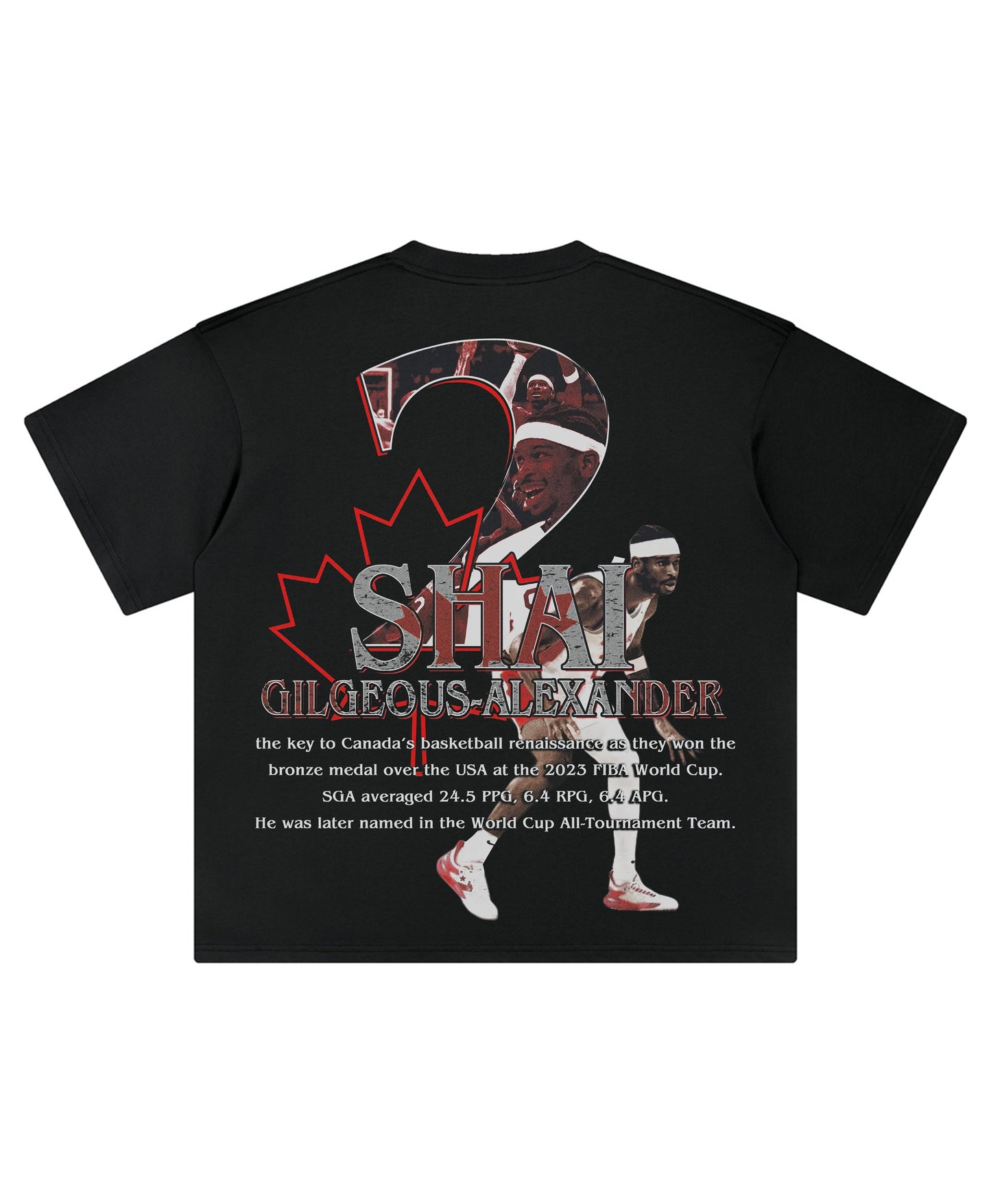 SHAI GILGEOUS-ALEXANDER 'CANADA' TEE - clothing by TeeHivey.com (Image 4)