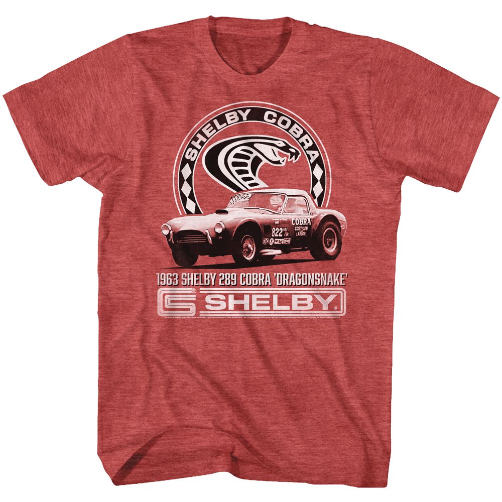 Carroll Shelby - Dragon Snake - Short Sleeve - Heather - Adult - T-Shirt
