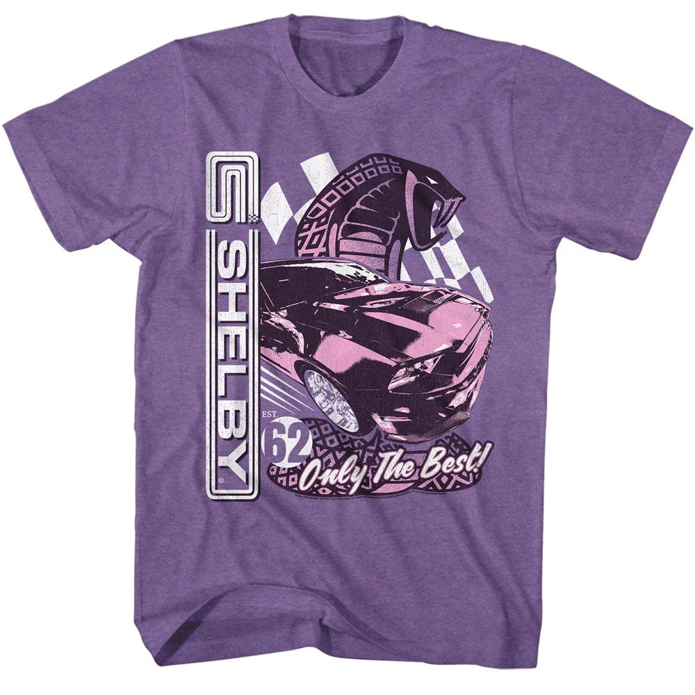 Carroll Shelby - Only The Best - Short Sleeve - Heather - Adult - T-Shirt - clothing by TeeHivey.com