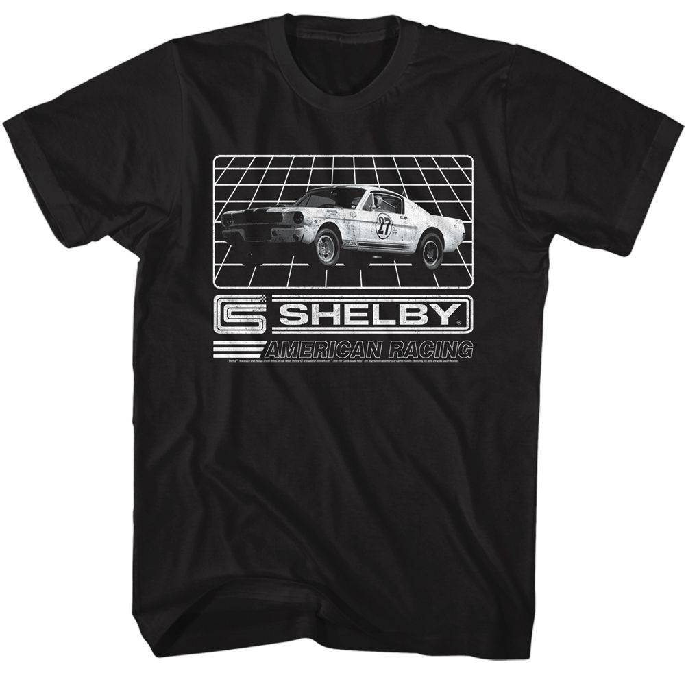 Carroll Shelby - Grid - Short Sleeve - Adult - T-Shirt - clothing by TeeHivey.com