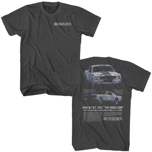 Carroll Shelby - Gt 350 Two Angles American Classics  Adult Short Sleeve T-Shirt - clothing by TeeHivey.com (Image 1)