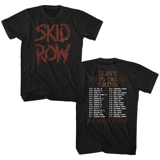 Skid Row - Slave to The Grind 91 - Short Sleeve - Adult - T-Shirt - clothing by TeeHivey.com