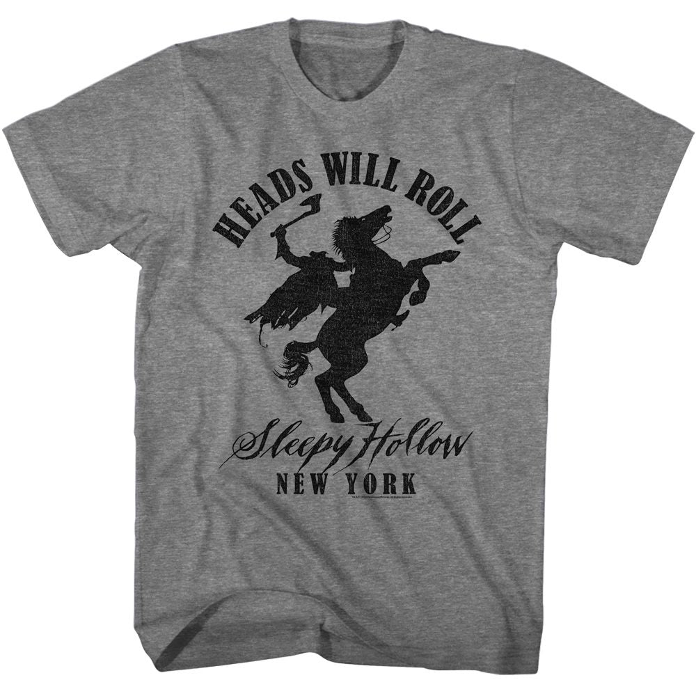 Sleepy Hollow - New York - Short Sleeve - Heather - Adult - T-Shirt - clothing by TeeHivey.com
