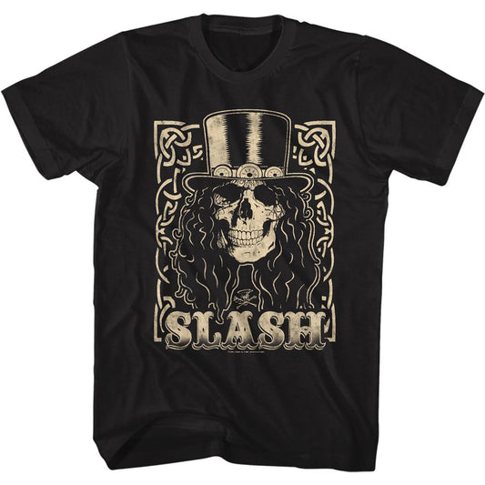 Slash - Skull Cream - Short Sleeve - Adult - T-Shirt - clothing by TeeHivey.com