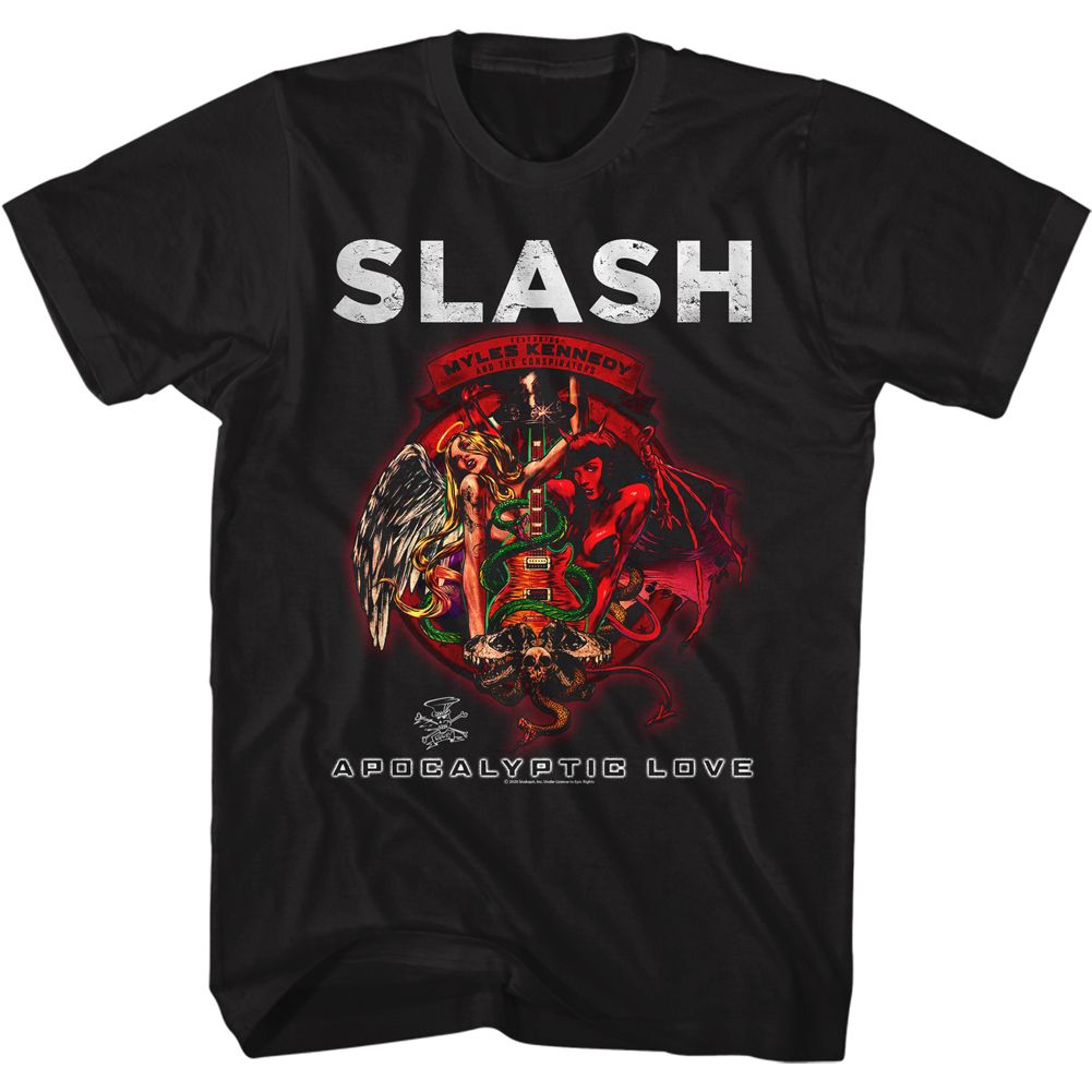 Slash - Apocolyptic Love - Short Sleeve - Adult - T-Shirt - clothing by TeeHivey.com