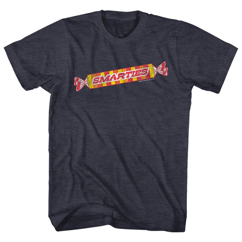 Smarties - Tri-Color Logo - Short Sleeve - Heather - Adult - T-Shirt - clothing by TeeHivey.com