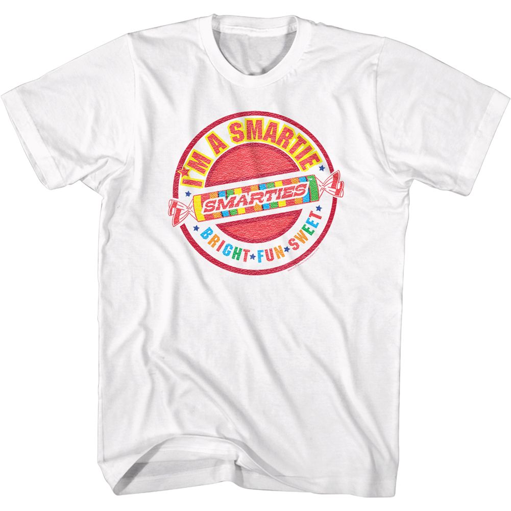 Smarties - Im A Smartie - Short Sleeve - Adult - T-Shirt - clothing by TeeHivey.com