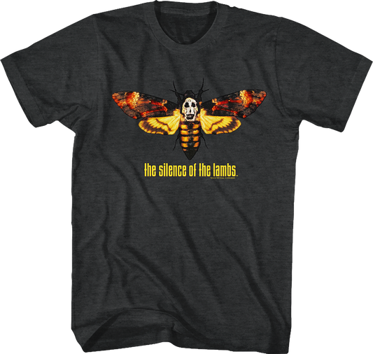 Silence Of The Lambs - Moth - Short Sleeve - Heather - Adult - T-Shirt - clothing by TeeHivey.com