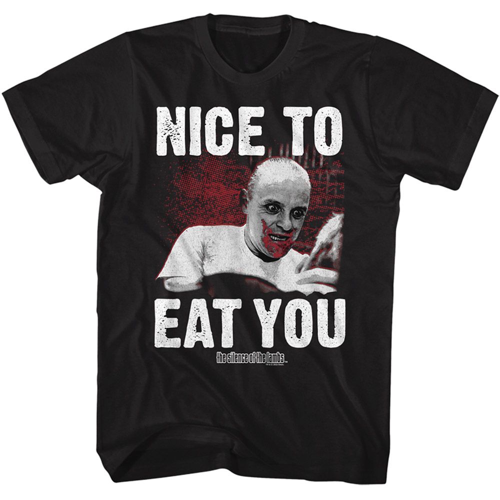 Silence Of The Lambs - Nice To Eat You - Short Sleeve - Adult - T-Shirt - clothing by TeeHivey.com