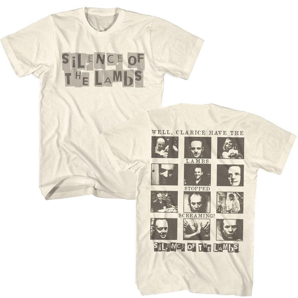 Silence Of The Lambs - Well Clarice - American Classics - Solid Off-White Adult Short Sleeve T-Shirt (Image 1)