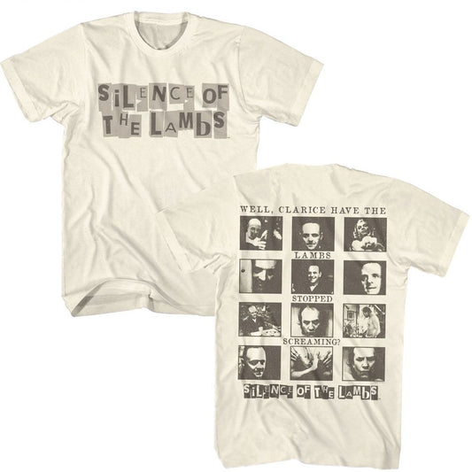 Silence Of The Lambs - Well Clarice - American Classics - Solid Off-White Adult Short Sleeve T-Shirt (Image 1)