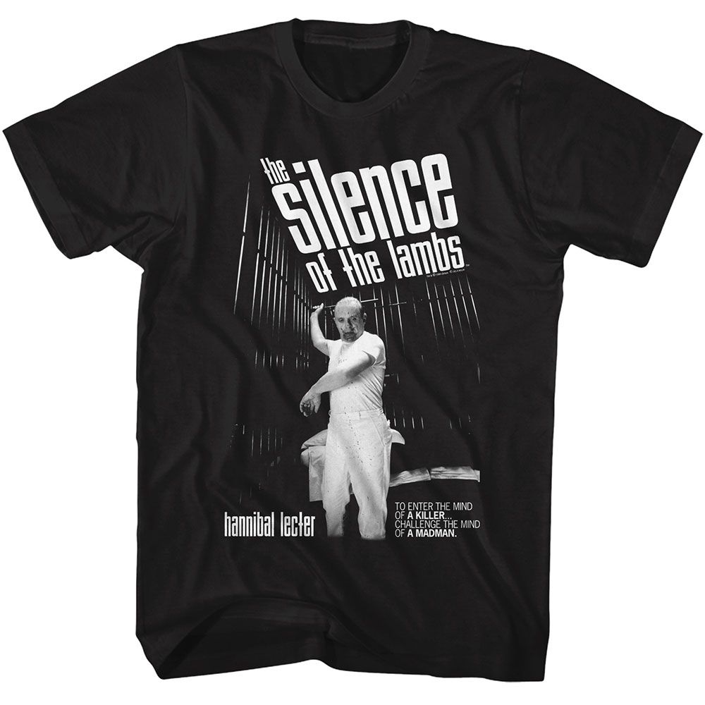 Silence Of The Lambs Hannibal Cell American Classics Adult Short Sleeve T-Shirt - clothing by TeeHivey.com (Image 1)