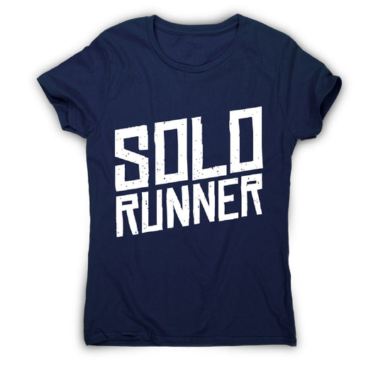 Solo runner - women's funny premium t-shirt