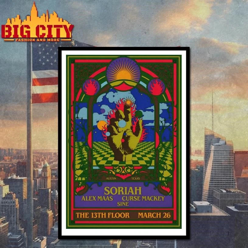 SORIAH In Austin TX On Mar 26 2026 Poster Shirt
