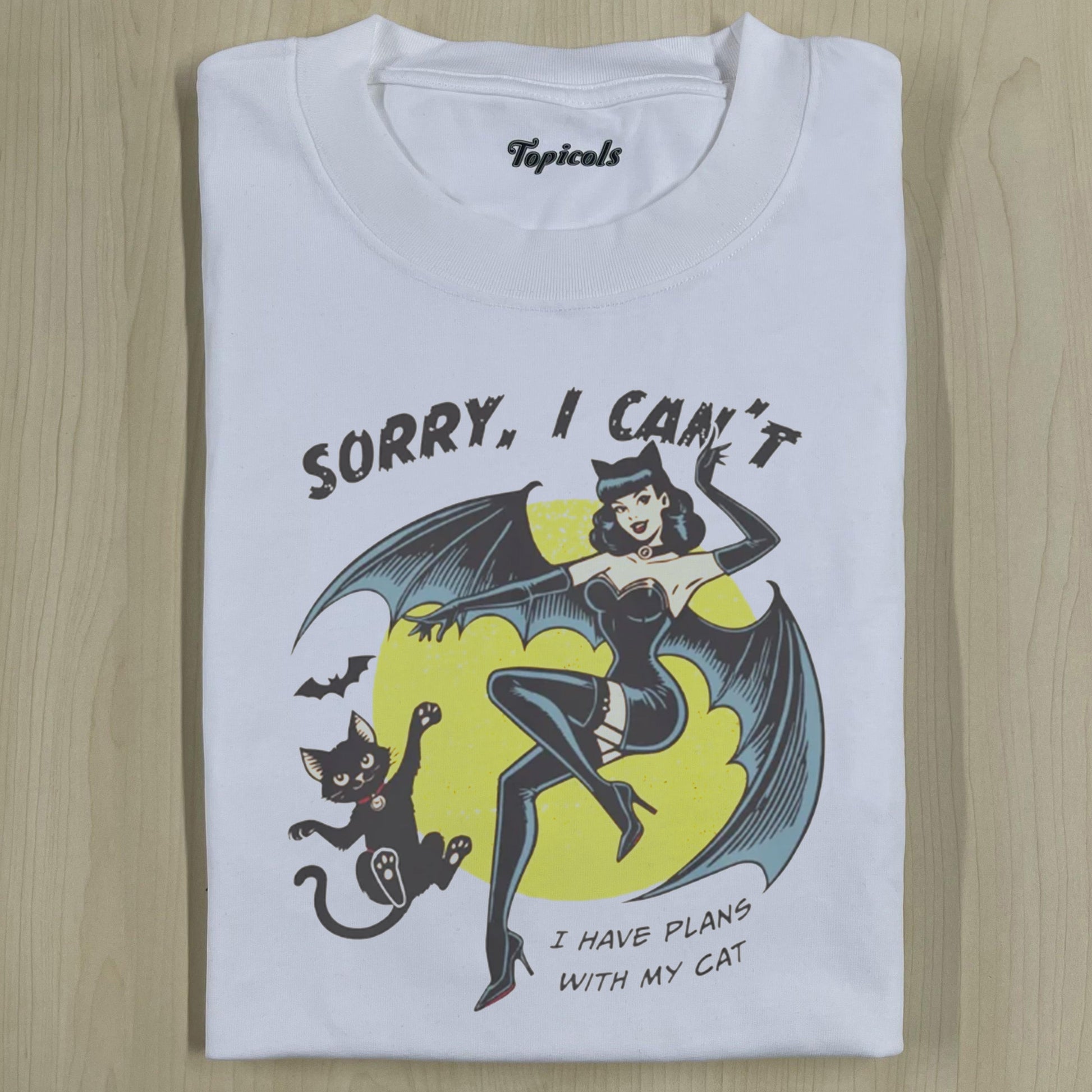 SORRY I CAN'T I HAVE PLANS HALLOWEEN TEE - clothing by TeeHivey.com (Image 1)