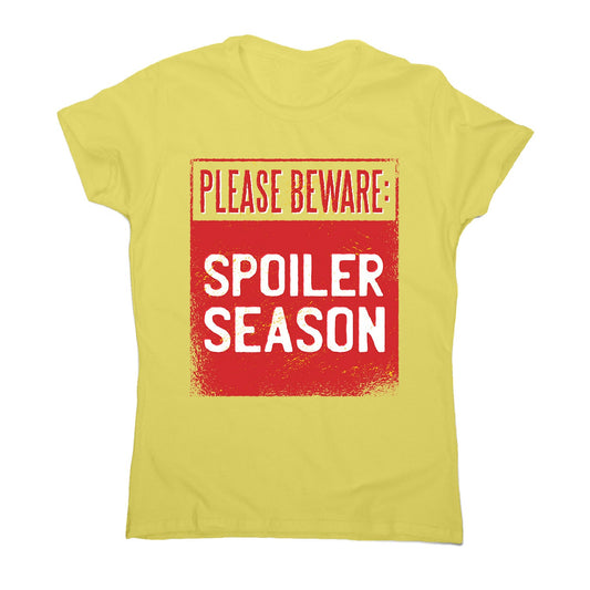 Spoiler alert - women's funny premium t-shirt