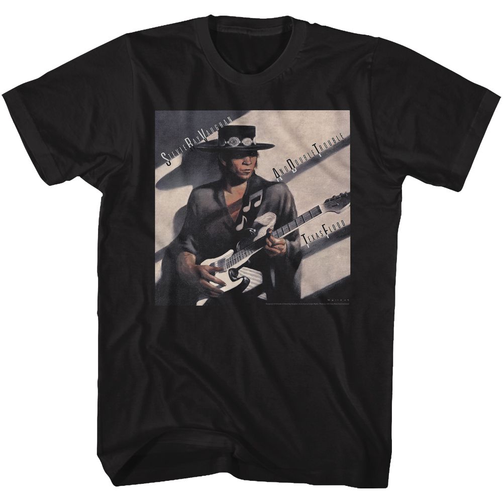 Stevie Ray Vaughan - Texas Flood - Short Sleeve - Adult - T-Shirt - clothing by TeeHivey.com
