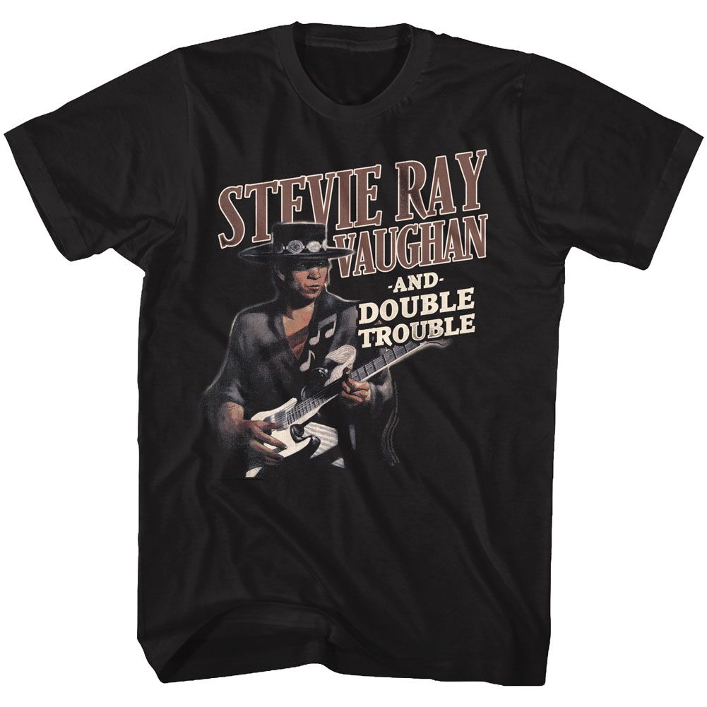 Stevie Ray Vaughan - Double Trouble 2 - Short Sleeve - Adult - T-Shirt - clothing by TeeHivey.com