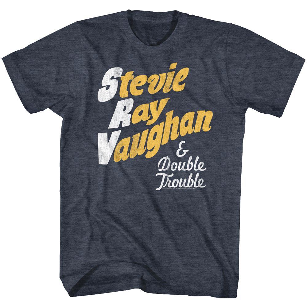 Stevie Ray Vaughan - Notes - Short Sleeve - Heather - Adult - T-Shirt - clothing by TeeHivey.com