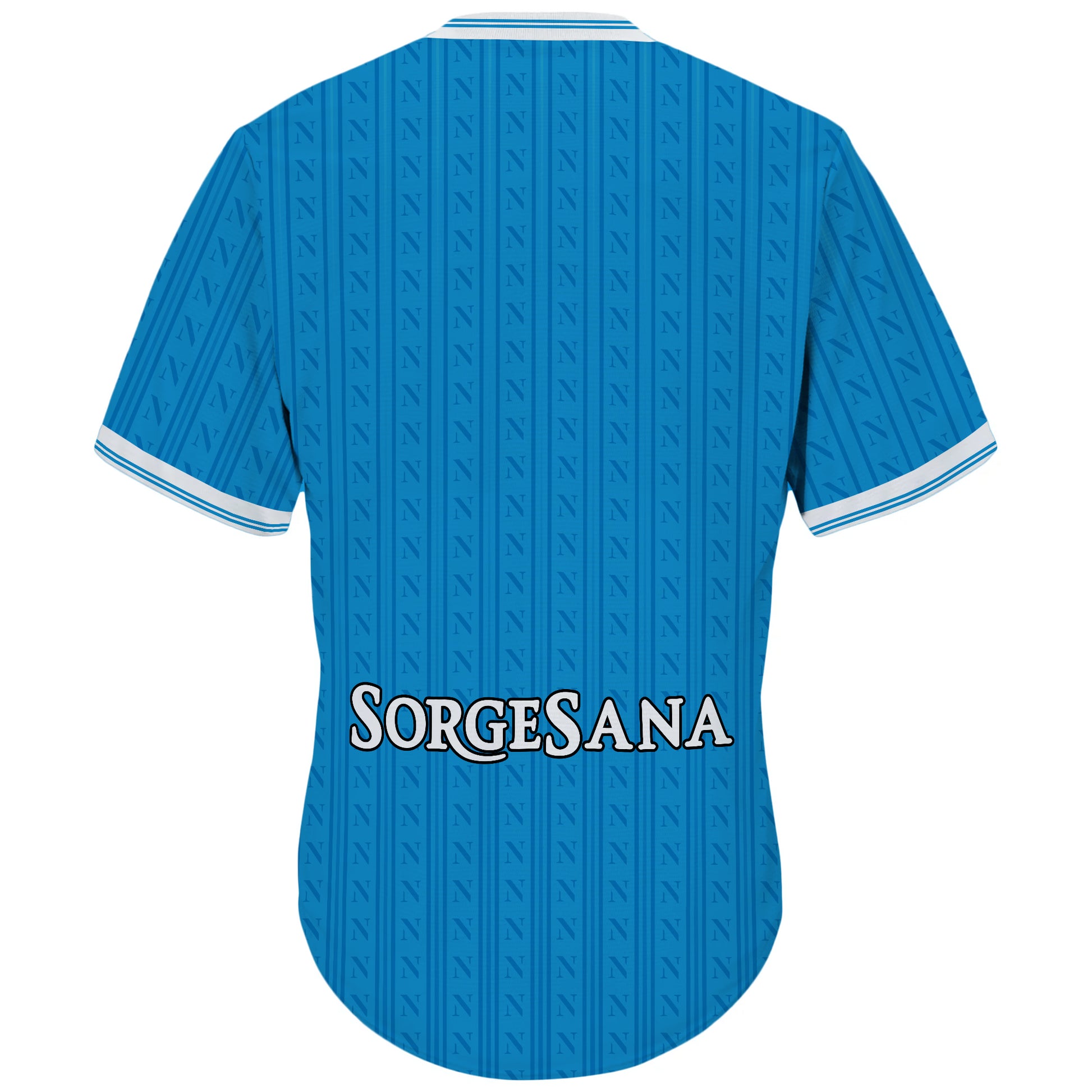 SSC Napoli Home Match 2025-2026 V-neck Jersey