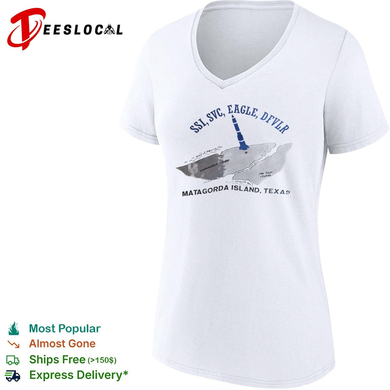 SSI SVC Eagle DFVLR Matagorda Island Texas Gulf of Mexico Cedar Bayou shirt