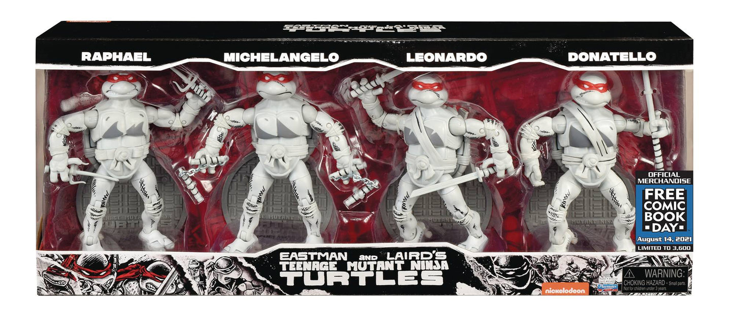 Teenage Mutant Ninja Turtles Elite Series FCBD 2021 4-Pack Action Figure Set