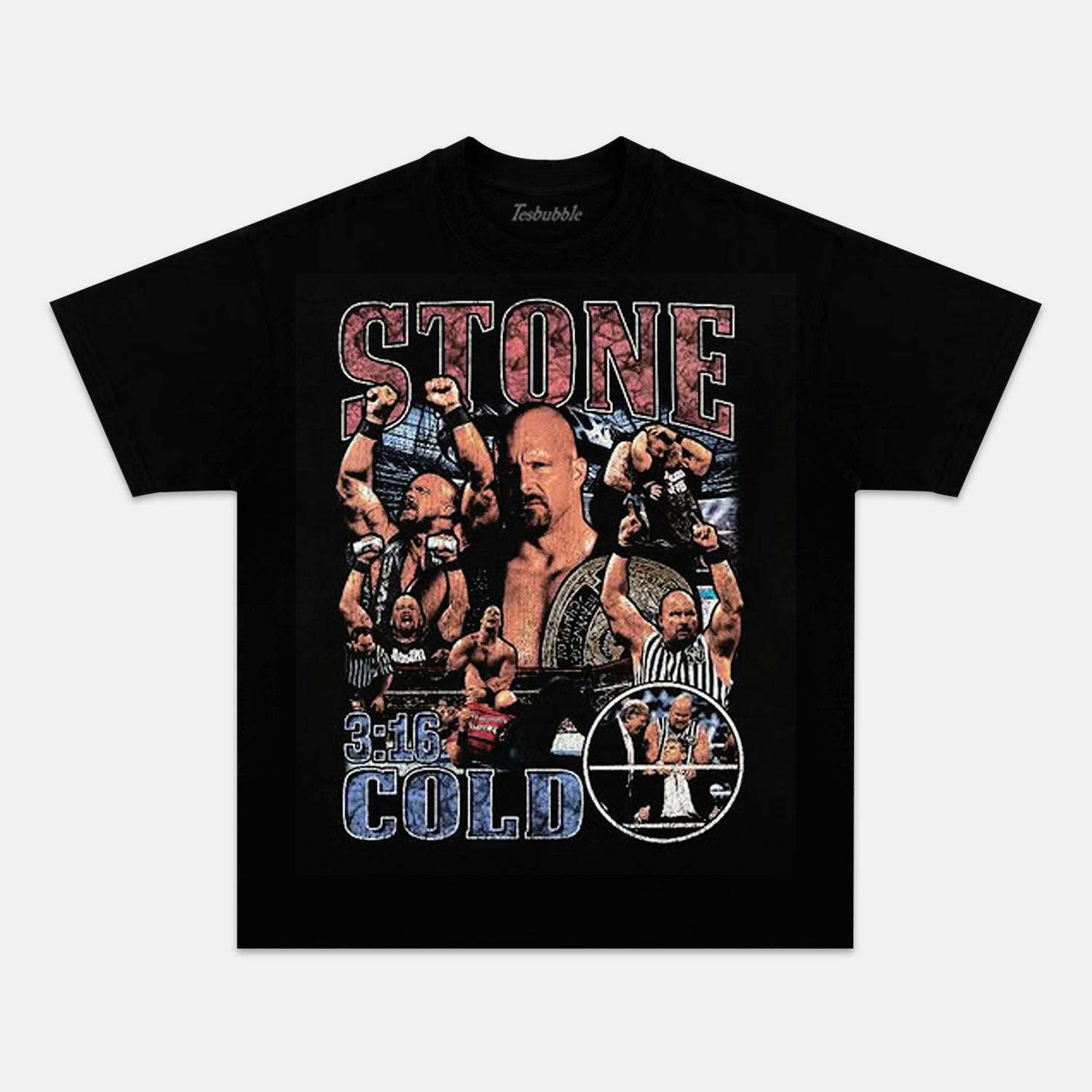 STONE COLD STEVE TEE - clothing by TeeHivey.com (Image 1)