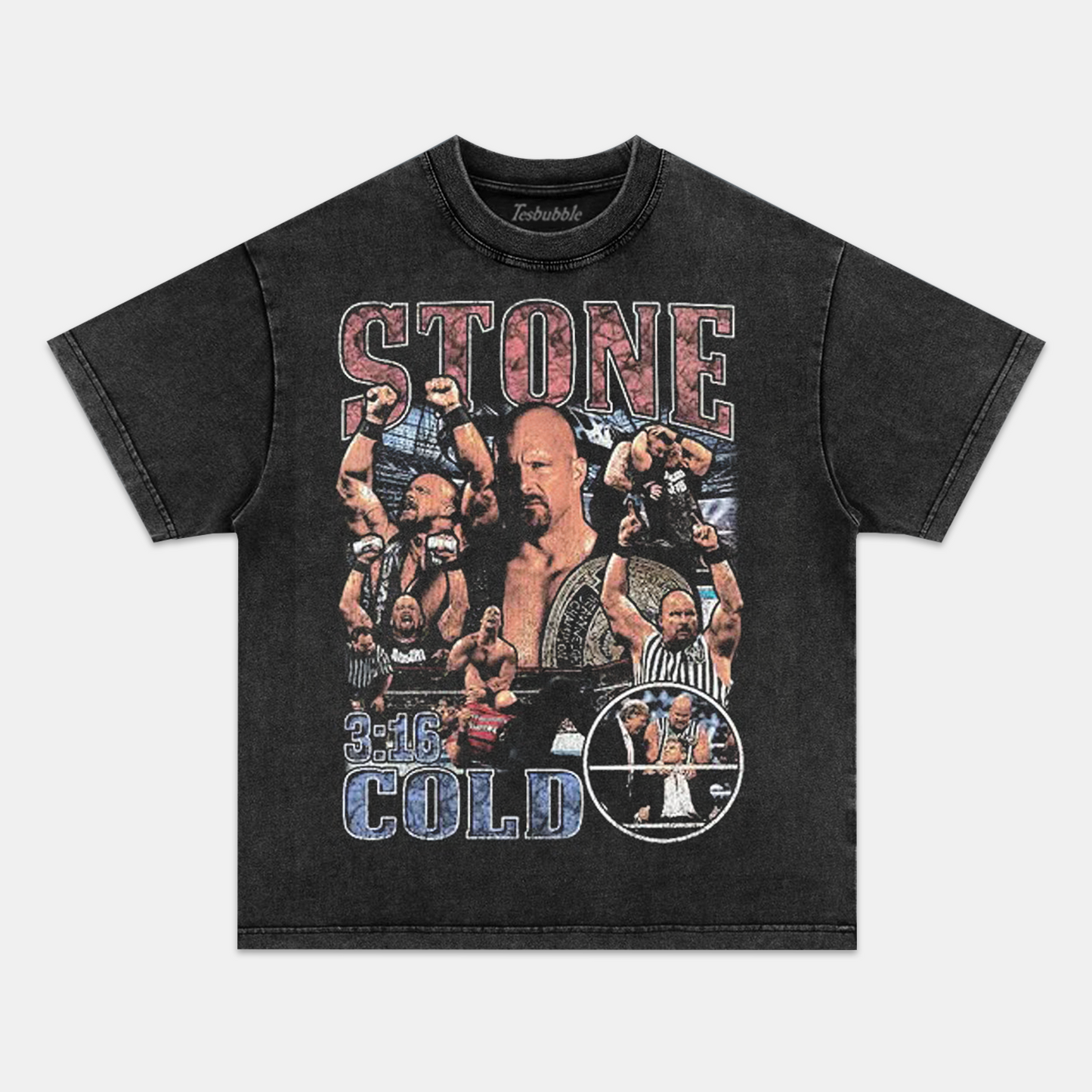 STONE COLD STEVE TEE - clothing by TeeHivey.com (Image 3)