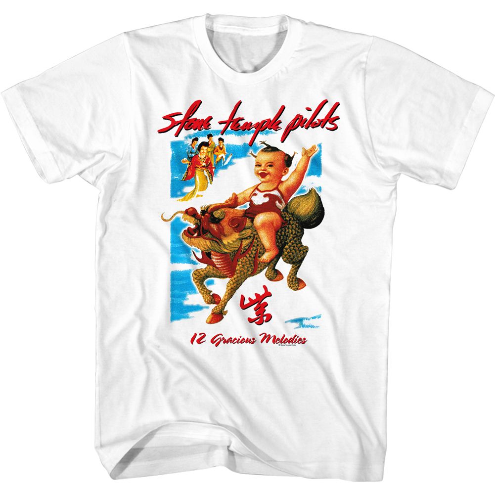 Stone Temple Pilots - 12 Gracious Melodies - Short Sleeve - Adult - T-Shirt - clothing by TeeHivey.com