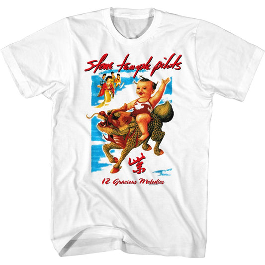 Stone Temple Pilots - 12 Gracious Melodies - Short Sleeve - Adult - T-Shirt - clothing by TeeHivey.com