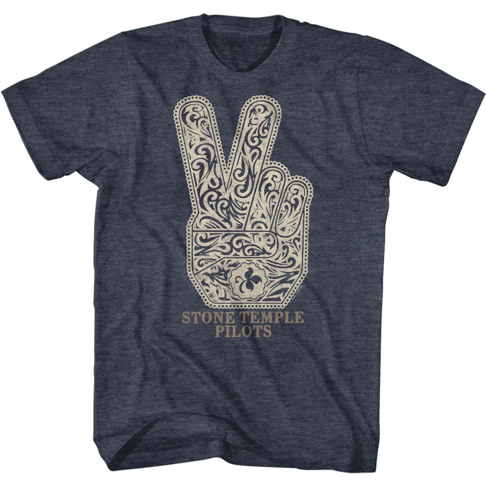 Stone Temple Pilots - Peace - Short Sleeve - Heather - Adult - T-Shirt - clothing by TeeHivey.com