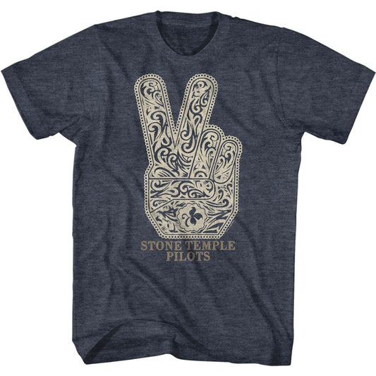 Stone Temple Pilots - Peace - Short Sleeve - Heather - Adult - T-Shirt - clothing by TeeHivey.com