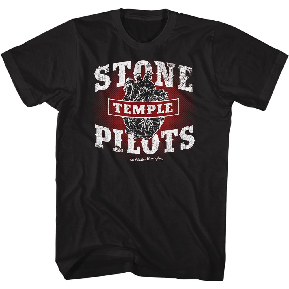 Stone Temple Pilots - Black Heart - Short Sleeve - Adult - T-Shirt - clothing by TeeHivey.com