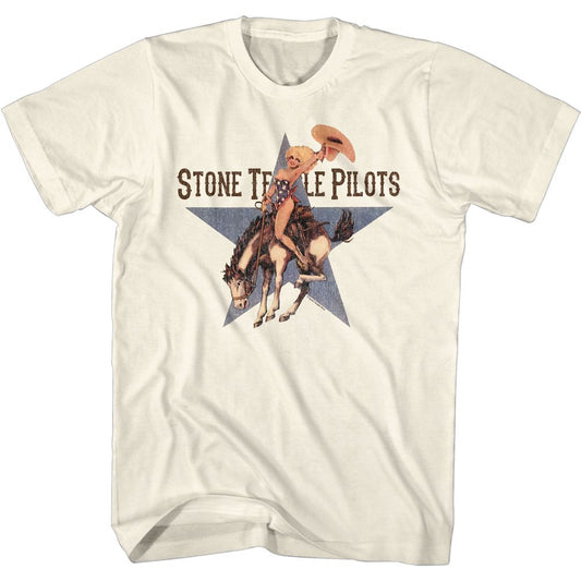 Stone Temple Pilots - Riding Bronco - Short Sleeve - Adult - T-Shirt - clothing by TeeHivey.com