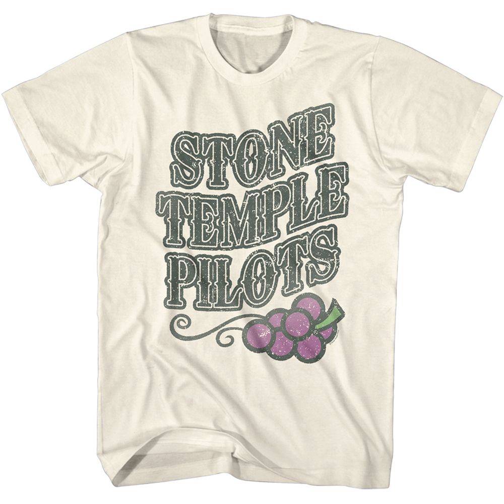 Stone Temple Pilots - Grapes - American Classics - Solid Off-White Adult Short Sleeve T-Shirt (Image 1)