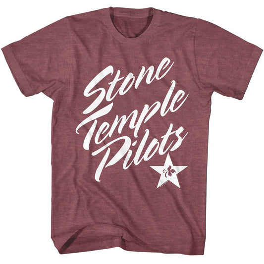 Stone Temple Pilots - Stone Temple Pilots - American Classics - Solid Red Adult Short Sleeve T-Shirt