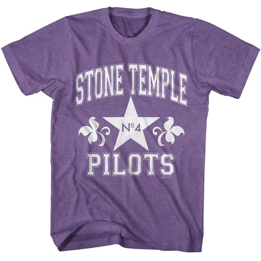 Stone Temple Pilots - Athletic - American Classics - Heather Purple Adult Short Sleeve T-Shirt (Image 1)
