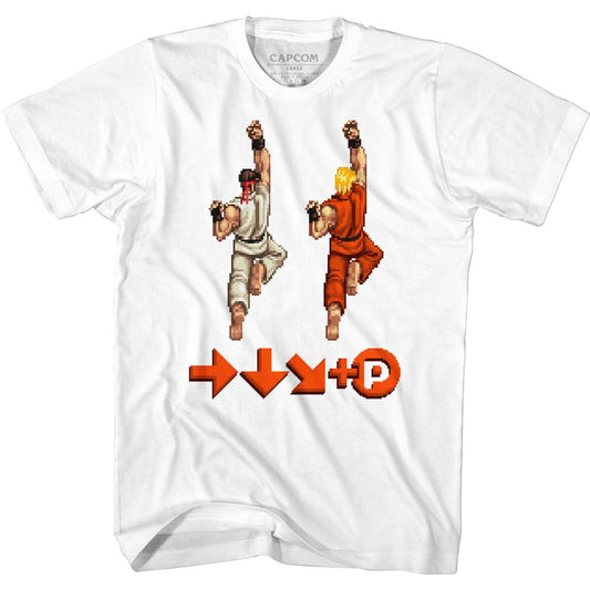 Street Fighter - Sprite Punch - Short Sleeve - Adult - T-Shirt - clothing by TeeHivey.com