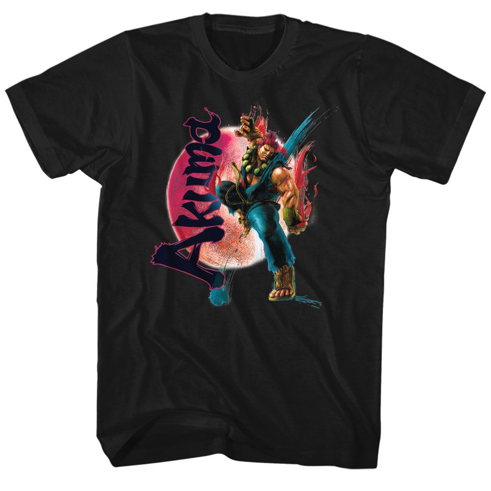 Street Fighter - Akuma - Short Sleeve - Adult - T-Shirt - clothing by TeeHivey.com
