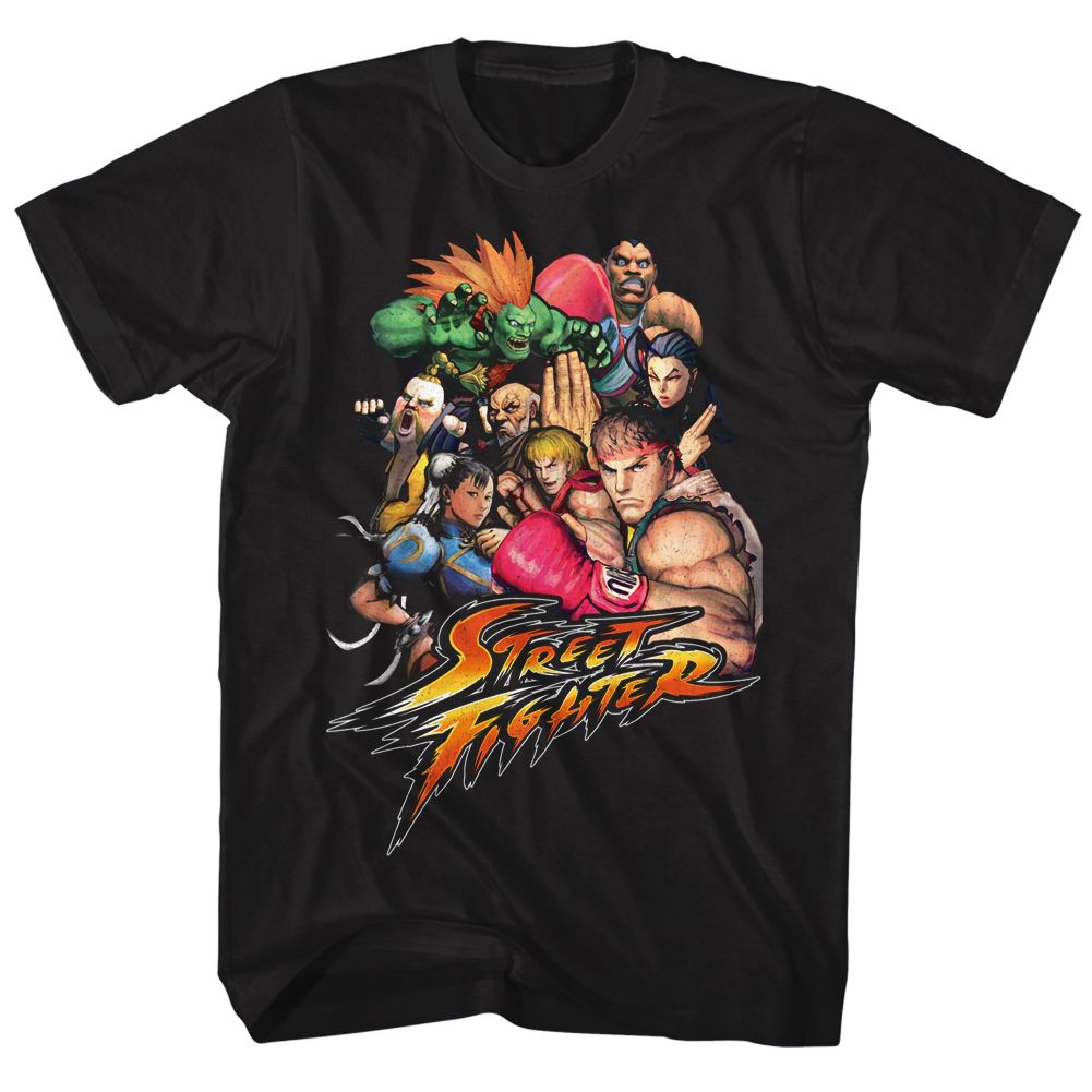 Street Fighter - Characters - Short Sleeve - Adult - T-Shirt - clothing by TeeHivey.com