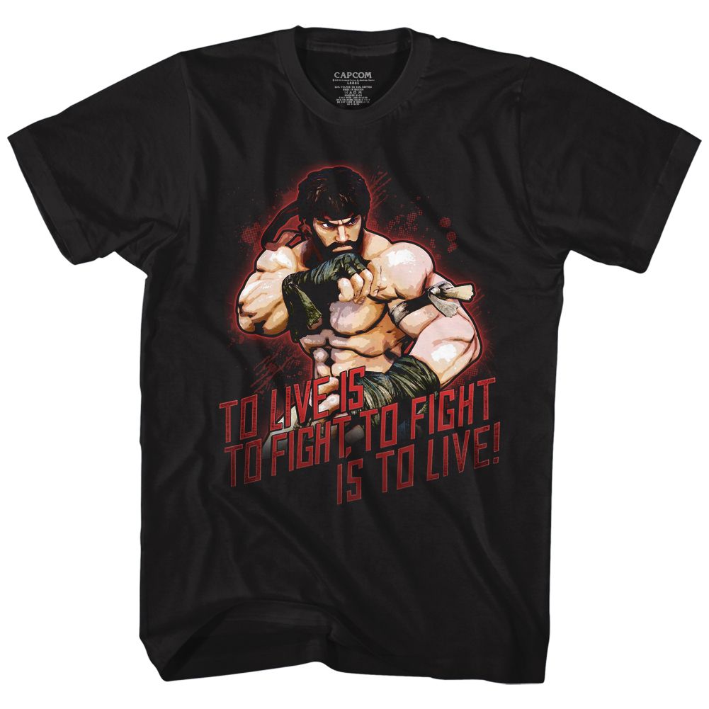 Street Fighter - Hot Ryu - Short Sleeve - Adult - T-Shirt - clothing by TeeHivey.com