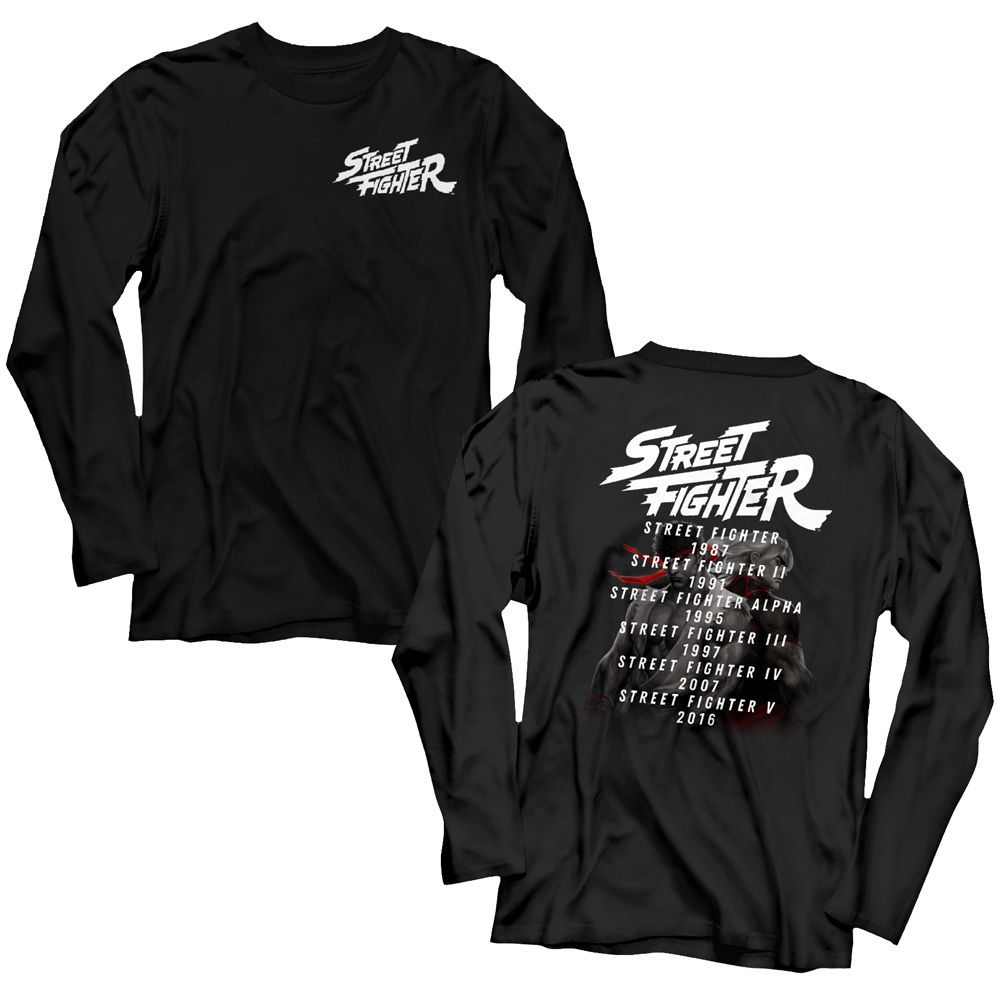 Street Fighter - Versus - Long Sleeve - Adult - T-Shirt - clothing by TeeHivey.com