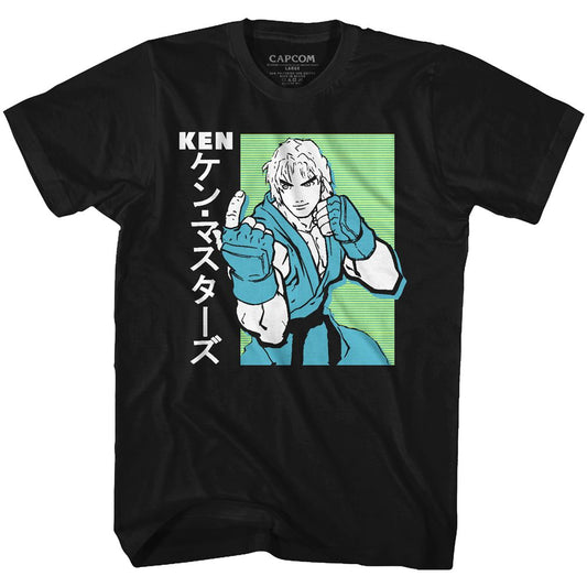 Street Fighter - Ken - Short Sleeve - Adult - T-Shirt - clothing by TeeHivey.com